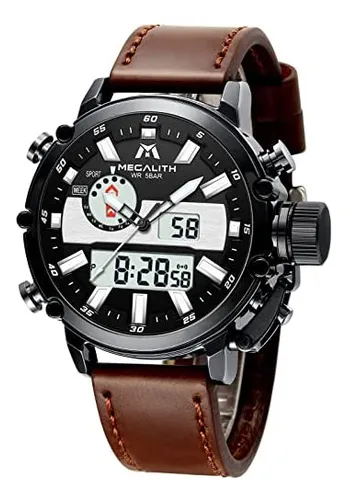 MEGALITH Relojes Hombre Relojes Grandes de Pulsera Militares