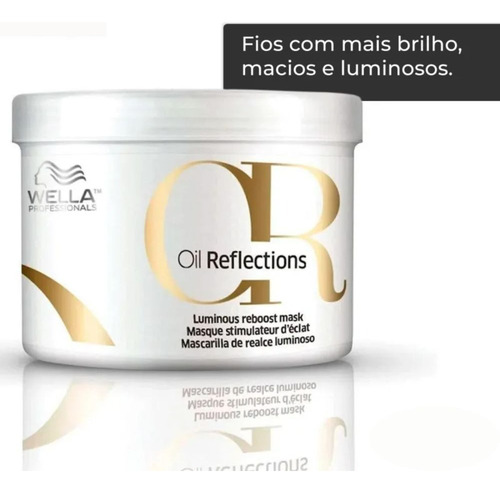 Wella Reflections Shampoo 250ml + Óleo 30ml + Másc 150ml