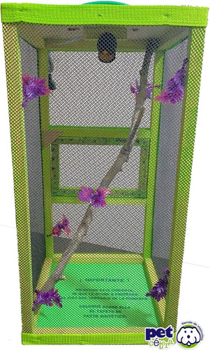 Imagen 4 de 10 de Terrario Para Reptiles Iguana Camaleón Etc (60x30x30cm)