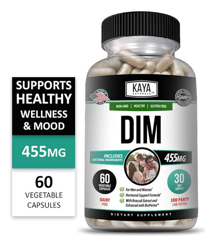 Kaya Naturals Dim Ultra (60 Cápsulas) | Suplemento Dim Para