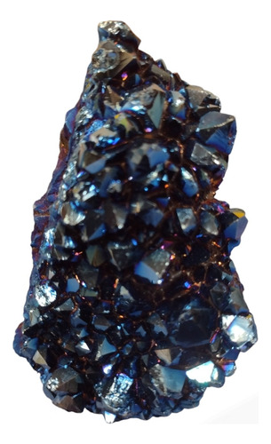 Drusa Cuarzo Aura Azul ( 125 Grs 8 Cm) Calidad Premium