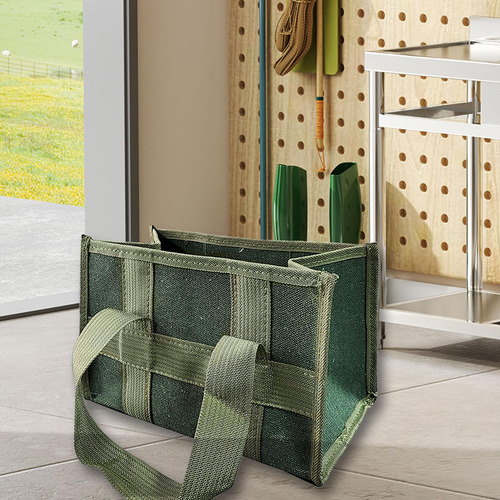 Bolsa Tote De Lona Organizadora, Bolsa Com 29cmx17cmx17cm