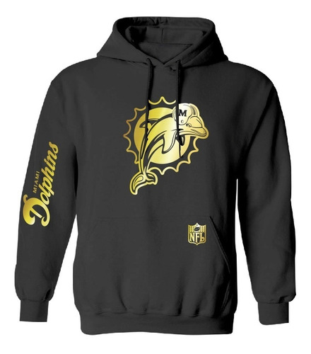 Sudadera Modelo Miami Dolphins Nfl Gold Edition 