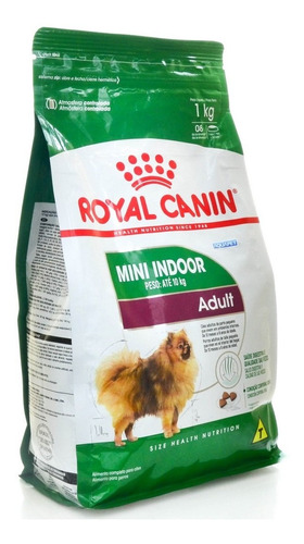 Cães Adultos Ração Royal Canin Mini Indoor 1kg