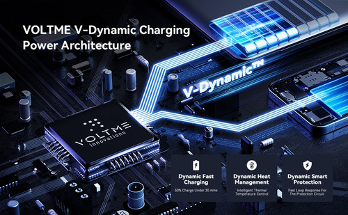 Carregador Voltme 20w + Cabo Usb C - Android, Iphone Preto