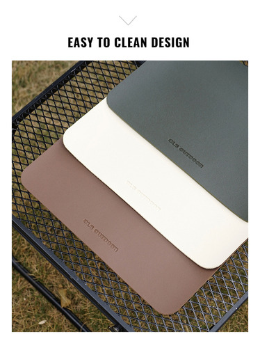 Mantel De Cuero Para Mesa Exterior, Tapete Impermeable De Po