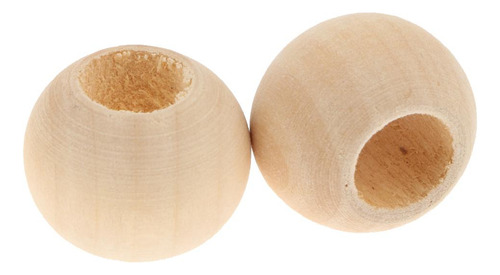 2 Cuentas De Madera