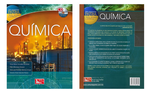Libro Química de Rosa María González Muradás Editorial Patria