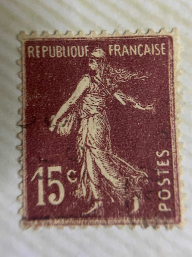 Sello Postal De Francia De 1925 Heráldica Envió Gratis
