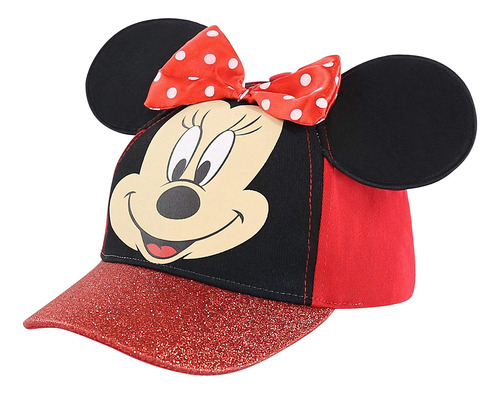 Gorro Con Orejas De Minnie Mouse Gorra De Béisbol Niñas