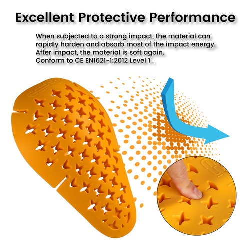 Protector De Codo/rodilla Para Motocicleta, Resistente A Baj