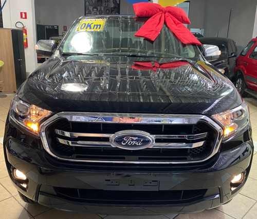Imagem 2 de 15 de Ford Ranger 2021 3.2 Diesel Xlt Cabine Dupla 4x4 Preta