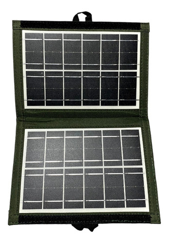 Panel Solar Portátil Plegable Con Cargador Solar Usb De 7w