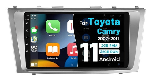 Estéreo Para Toyota Camry 2007-2011 Android Carplay 2+32g