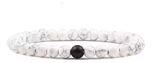 Pulsera Mística - Brazalete Blanco Realizado A Mano Unisex