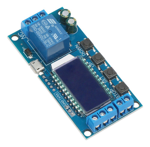 Relé Temporizador Interruptor De Retardo Con Pantalla Lcd