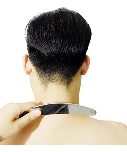 Herramienta De Masaje Gua Sha H-brotaco De Acero Inoxidable