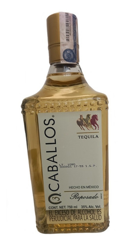 Tequila 3 Caballos Reposado 750 - mL a $146