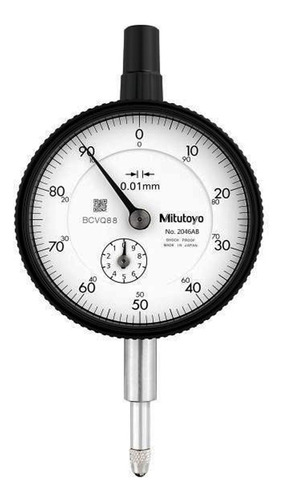 Relógio Comparador Padrão 10mm 0,01mm 2046ab Mitutoyo