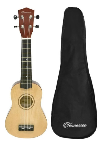 Ukulele Liverpool Tennessee Soprano 21'' Bege Com Bag