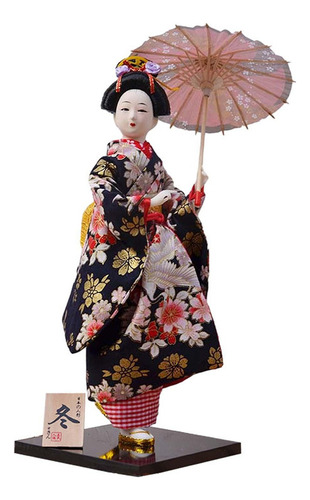 Geisha Japonesa, Muñeca Geisha Asiática, Kabuki Antiguo 0