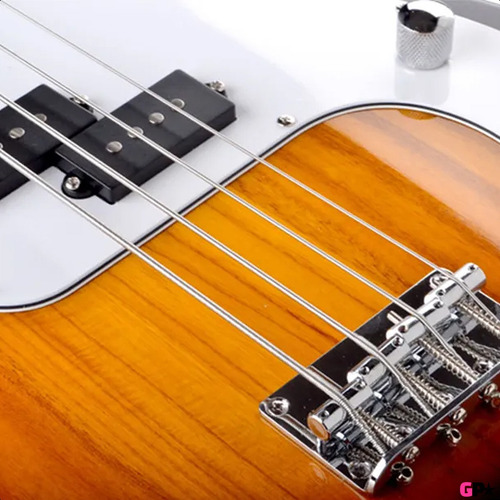 Combo Bajo Electrico Amplificador Funda Cable Puas Afinador Acabado Del Cuerpo Laqueado Cantidad De Cuerdas 4 Color Sunburst Orientación De La Mano Diestro