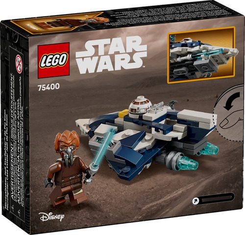 Lego Star Wars Microfighter: Caza Estelar Jedi De Plo Koon