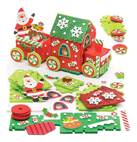 Baker Ross Ar737 - Kits De Tren De Papá Noel,