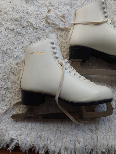 Imagen 2 de 10 de Patines Hielo Graf Arosa Italia Plantilla 26 Cm Talle 37 38