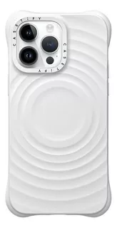 Funda Casetify De Silicona Para iPhone 14 Pro Max. Blanco