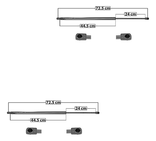 Par Amortiguadores De 5a Puerta Chevrolet Venture 97-05