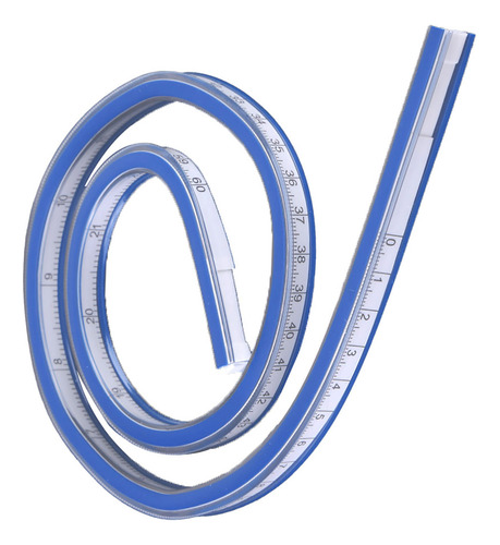 1 Pcs Curva De Plástico Flexible Regla De Regla Drawing