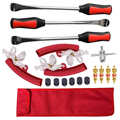 Tire Lever Tool Spoon And Wheel Rim Protectors Tool Kit For 