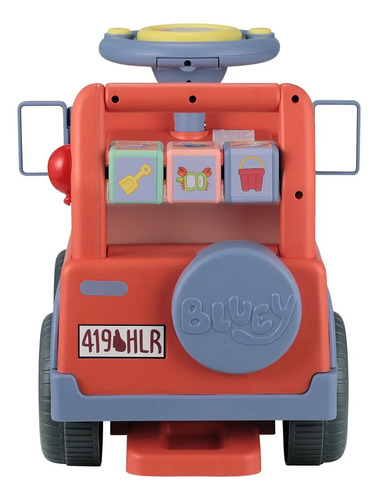 Bluey 6 V Coche Con Sonidos Naranja Con Azul