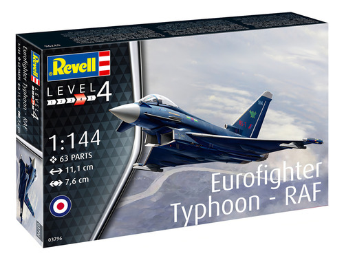 Eurofighter Typhoon - Raf - 1/144 - Revell 03796