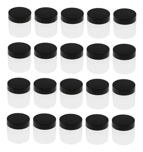 Tarro VacĂo Para Mascotas Con Tapa, 20 Piezas 100ml