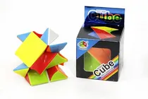Comprar Cubo Magico Rubick 3x3x3 Cube Twisty Skewb Fanxin Stickerles Color De La Estructura Color