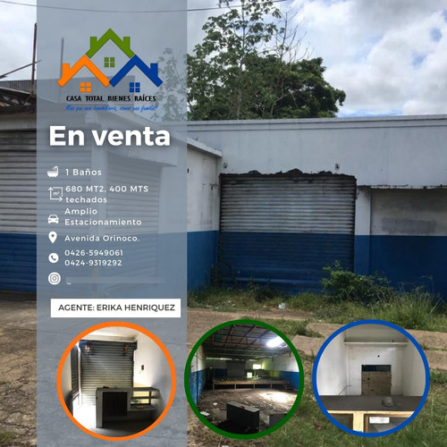 Se Vende Galpón Avenida Orinoco Sector Centro 