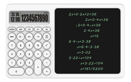 Calculadora Multifuncional Con Tableta Lcd Toma Notas