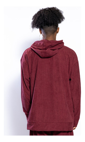 Buzo Hoodie Hombre Plush Clásico Capucha Canguro Shaffe