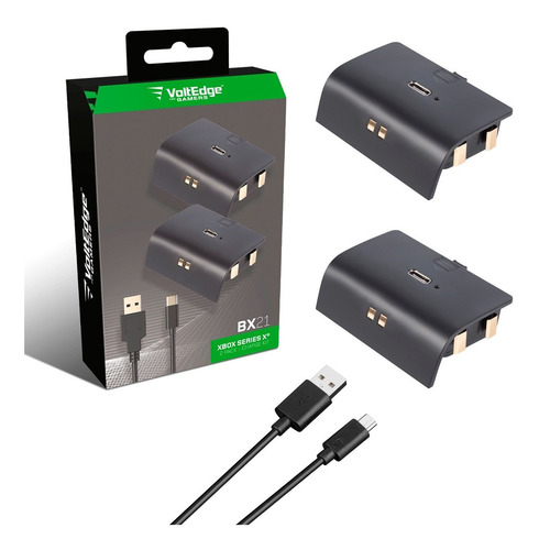 Imagen 1 de 5 de Xbox Series X Baterías Recargables Voltedge Bx21 De 1350 Mah