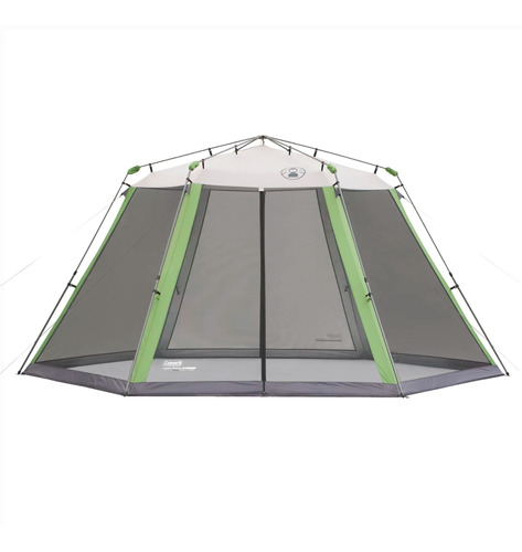 Carpa Coleman Con Montaje Instantáneo Gris Con Verde