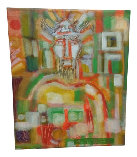 Enrico Armas Cuadro Decorativo Jesus Cristo Mide 50cm X 60cm
