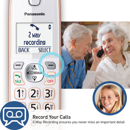 Teléfono Inalámbrico Panasonic Kx-tgd862g Con Bluetooth Rose