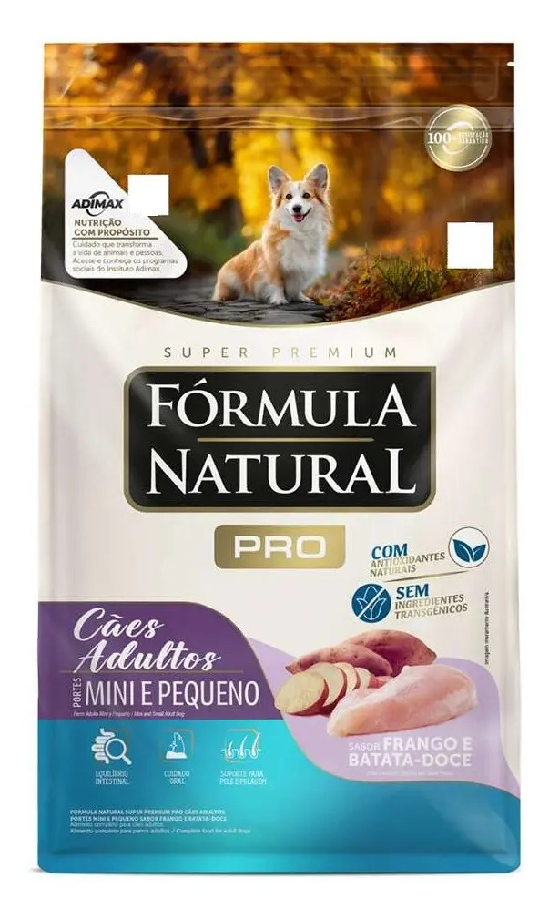 Ração Fórmula Natural Super Premium para Cão Adulto de Frango e Batata Doce 15 kg