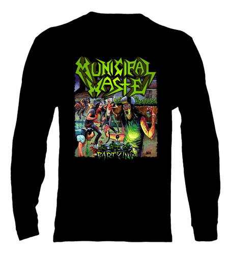 Polera Manga Larga Municipal Waste - Ver 02 - The Art Of Par