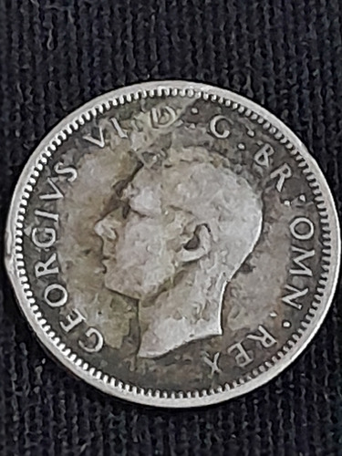 Moneda Inglaterra 6 Pence 1941 Km# 852 Ref 588 Libro 3