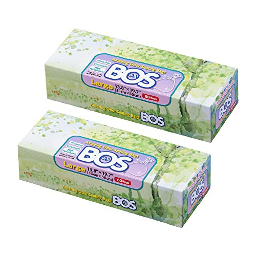 Bos Amazing Odor Sealing Disposable Bags For Diapers, P...