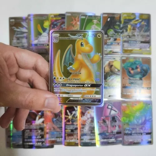 Lote 40 Cartas Pokémon Gx Sem Repetidas Cartinhas Pokemon