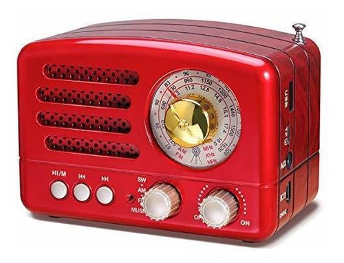 Prunus J-160 Transistor Am Fm Radio Pequeña Radio Retro Por